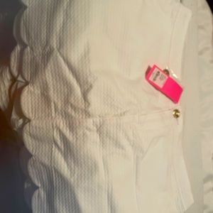 Brand new Lilly Pulitzer white Colette Skort size 14